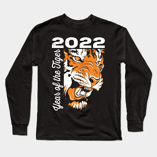 2022 Year of the Tiger Long Sleeve T-Shirt by RadStar